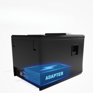 XL-ent receipt printer 80mm have an upgraded built-in adapters.