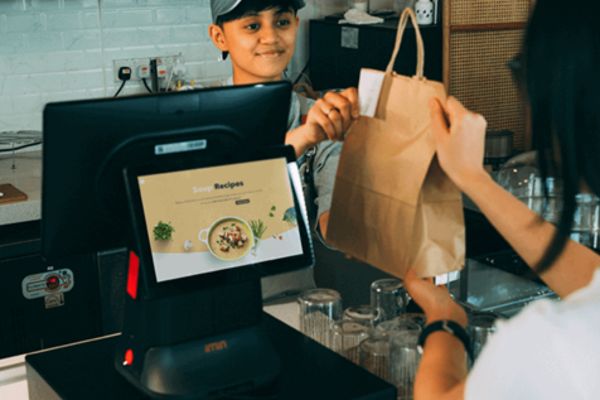 La caisse XL POS dispose d'un écran client.